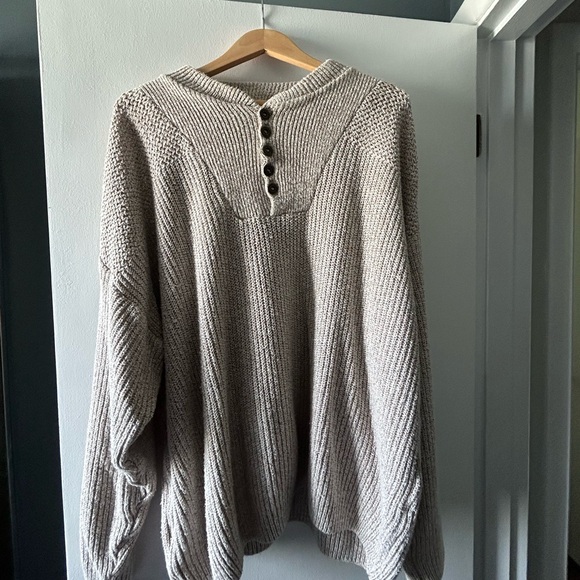 Eddie Bauer Sweater, men’s XL 100% cotton - Picture 2 of 7